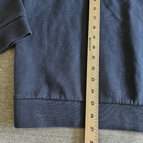 Jack Wills Sweatshirt Mens XL Navy Red Spellout Logo Front Crewneck LS Preppy - Picture 7 of 13